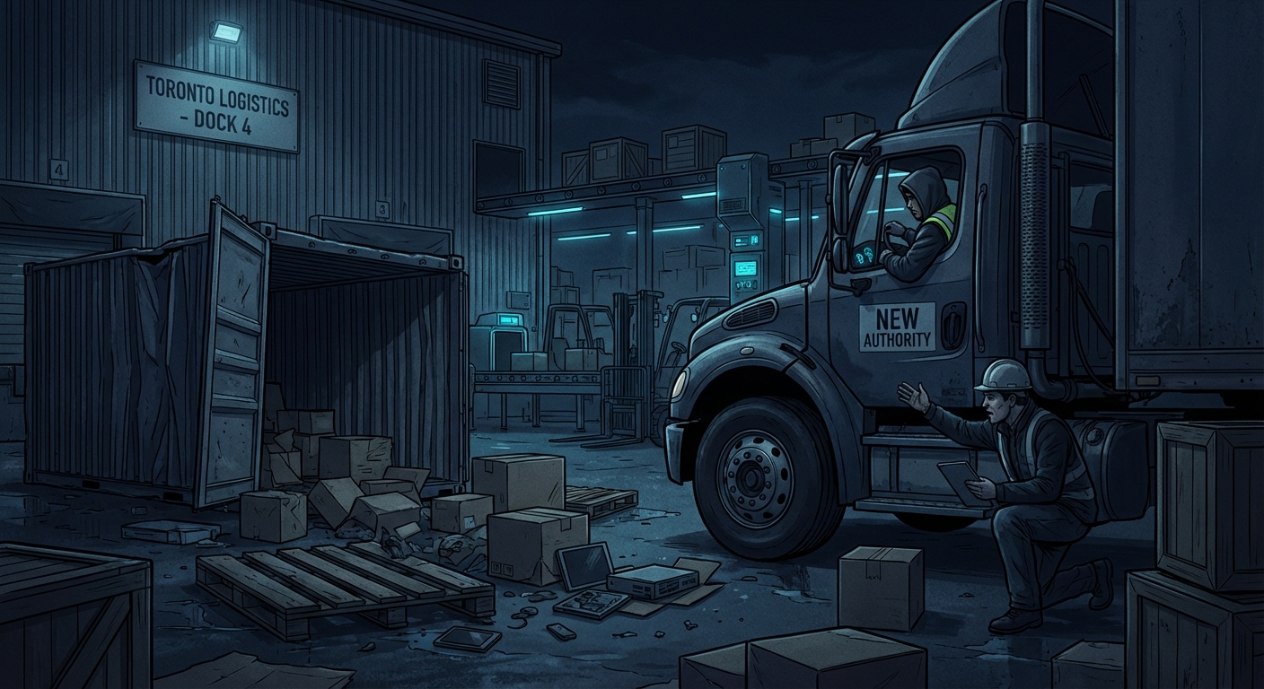 Cargo damage during cross-border shipment at Windsor border