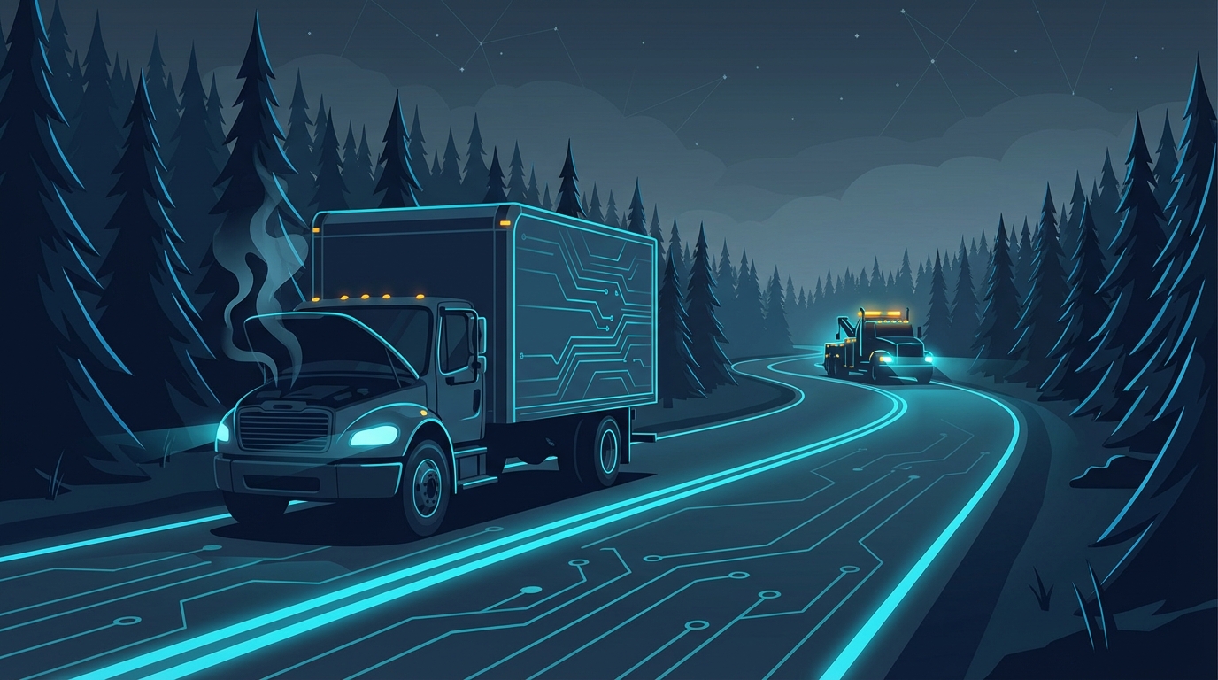 Box Truck Stranded in Rural Northern Ontario