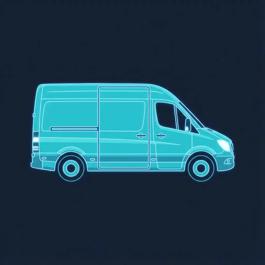 Cargo van delivery vehicle