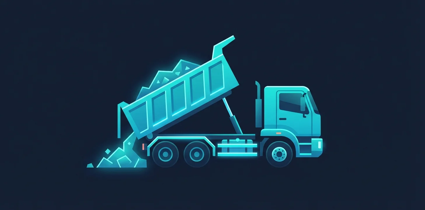 Dump truck vocational vehicle