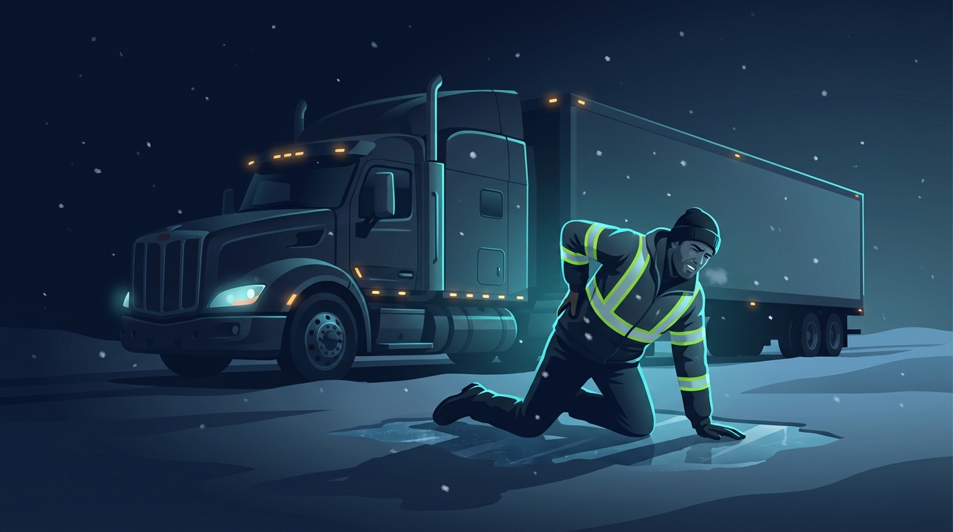 Slip on Ice Causes Back Injury