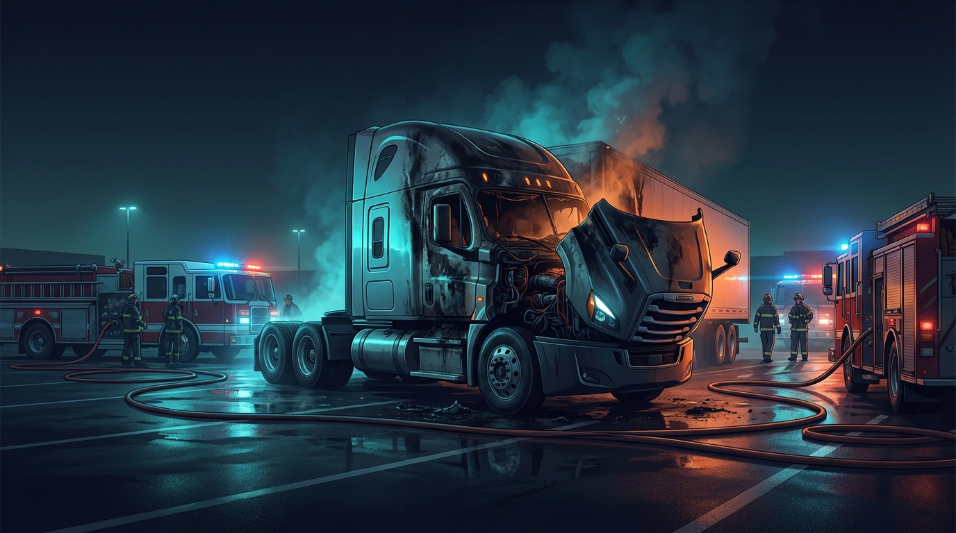 Engine Fire in Mississauga